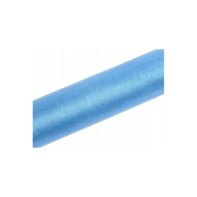 PartyDeco Organza g�adka b��kitna 0,16x9m