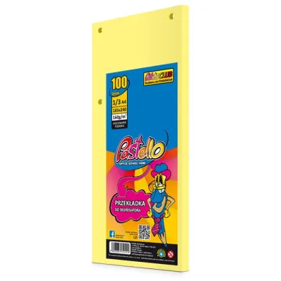 Pastello Przek�adka do segregatora 1/3 A4 100K IT160 ��ta