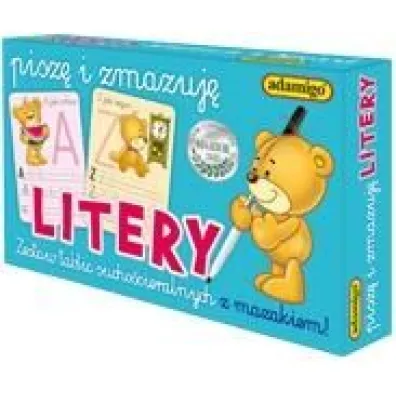 Pisz� i zmazuj� litery Adamigo