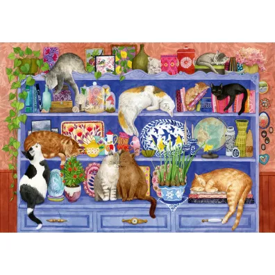 Puzzle 200 el. XL Koty na p�ce Ravensburger