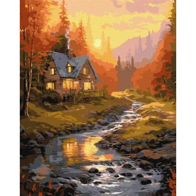 Ideyka Malowanie po numerach - S�oneczna dolina 40x50cm