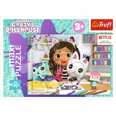 Puzzle 20 el. miniMAXI Kolorowy dzie� Gabby 1 TREFL
