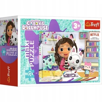 Puzzle 20 el. miniMAXI Kolorowy dzie� Gabby 1 TREFL