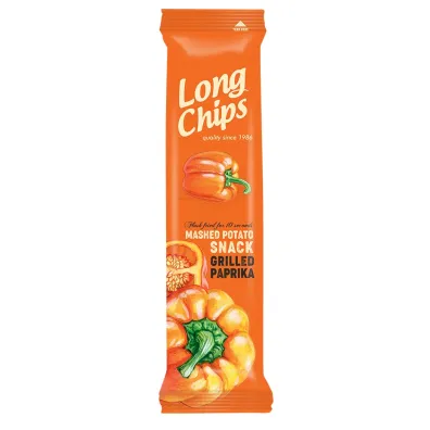 Long Chips Chipsy ziemniaczane o smaku grillowanej papryki 75 g