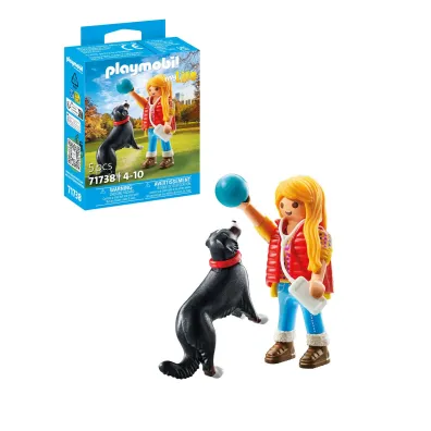 Playmobil My Life Dziewczynka z psem pasterskim 71738