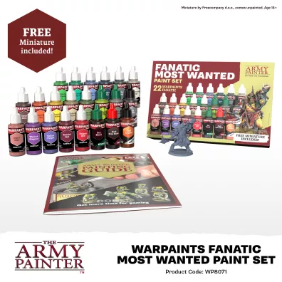 The Army Painter: Warpaints - Fanatic - Most Wanted Paint Set