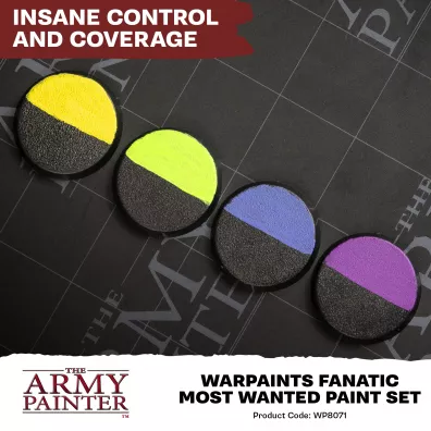 The Army Painter: Warpaints - Fanatic - Most Wanted Paint Set