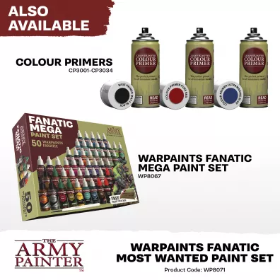 The Army Painter: Warpaints - Fanatic - Most Wanted Paint Set
