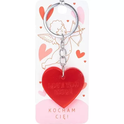 Be-Happy Gifts Brelok Serce na prezent Love You More