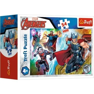 Puzzle mini 54 el. Bohaterowie The Avengers 4 Trefl