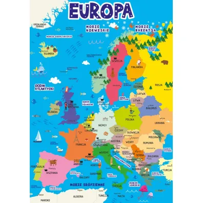 Henry Dwustronna plansza/�ci�ga A4 Europa