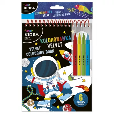 Kidea Kolorowanka Velvet C Kosmos