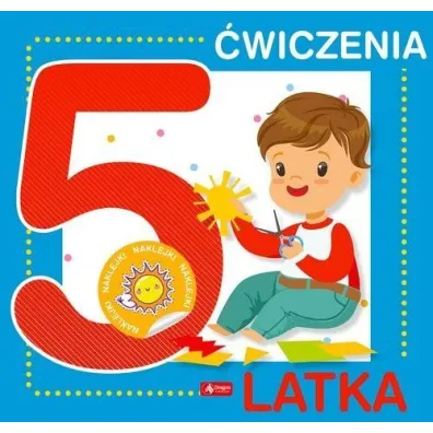 �wiczenia 5-latka + naklejki