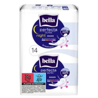 Bella Perfecta Ultra Night Extra Soft Podpaski higieniczne 14 szt.
