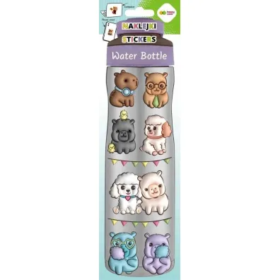 Happy Color Naklejki WATER BOTTLE - Kapibara Kapi Fun, 83x286 mm