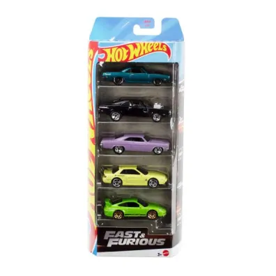 Hot Wheels Fast & Furious Szybcy i w�ciekli 5 szt Mattel