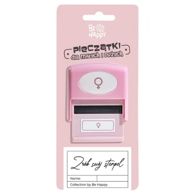 Be-Happy Gifts Piecz�tka z napisem - Znak �e�ski