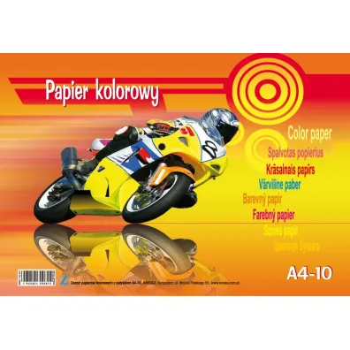 Kreska Zeszyt papier�w kolorowych A4
