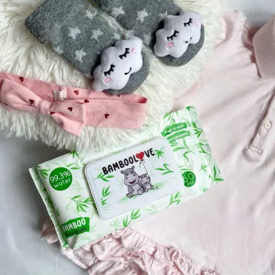 Bamboolove Chusteczki bambusowe nawil�ane 60 szt.