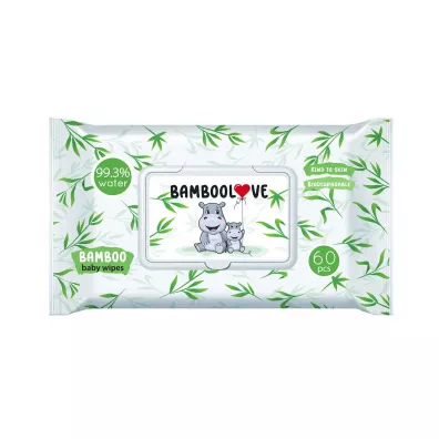 Bamboolove Chusteczki bambusowe nawil�ane 60 szt.