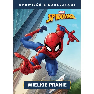 Wielkie pranie. Marvel Spider-Man. Opowie�� z naklejkami - Mathew K. Manning