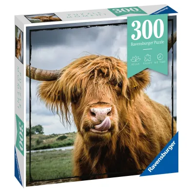 Puzzle 300 el. Moment. Szkocka krowa Ravensburger
