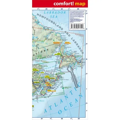 Canada laminowana mapa samochodowo-turystyczna 1:2 500 000 1:5 500 000 1:10 000 000