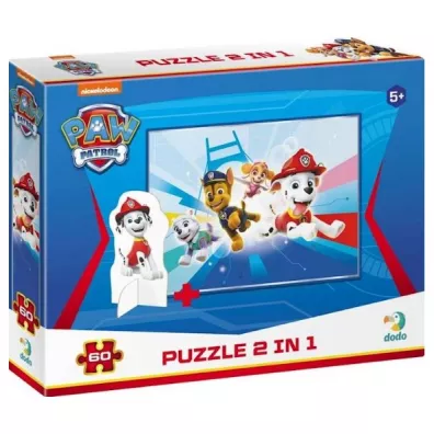 Puzzle 60 el. Paw Patrol with charater figure Dodo