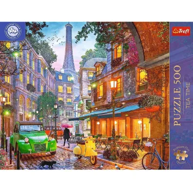 Puzzle 500 el. Tea Time: Kawiarnia w Pary�u Trefl