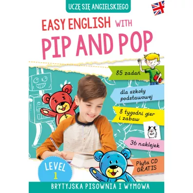 Easy English with Pip and Pop Level 1 + CD - Izabela Ryterska-Stolpe
