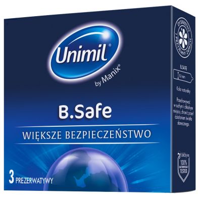 Unimil Skyn B. Safe prezerwatywy 3 szt.