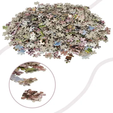 Puzzle 1000 el. Romantyczny spacer w Pary�u Castorland