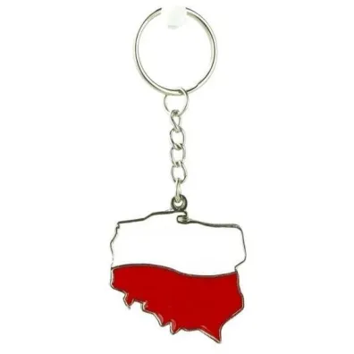 Abino Brelok metalowy Polska kontur