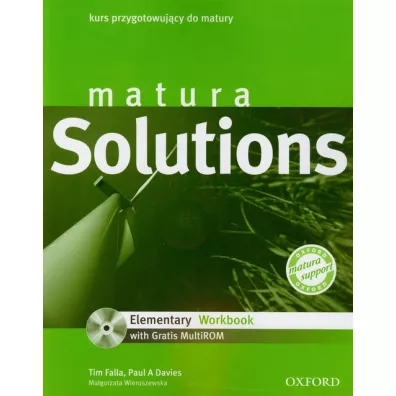Matura Solutions. Elementary Workbook - Paul Davies, Tim Falla, Magorzata Wieruszewska