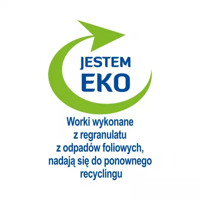 Stella Worki na �mieci z uszami wytrzyma�e 60 L granatowe 20 szt.