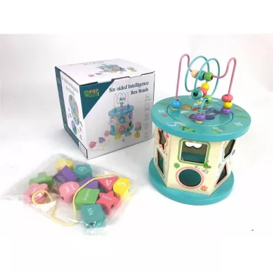 Sorter edukacyjny drewniany Maksik