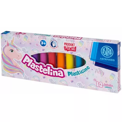 Astra Plastelina Jednoro�ec 12 szt.