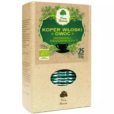 Dary Natury Herbatka z owocu kopru w�oskiego 25 x 2 g Bio
