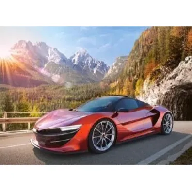 Puzzle 100 el. Sportowy samoch�d Castorland
