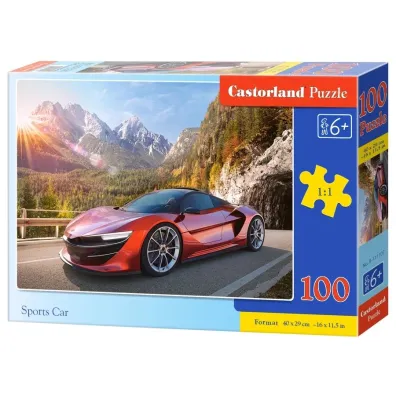 Puzzle 100 el. Sportowy samoch�d Castorland