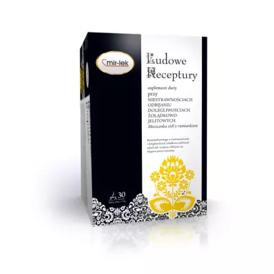 Mir-Lek Ludowe Receptury: dolegliwoci jelitowe - Suplement diety 30 x 2.5 g