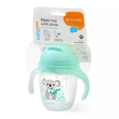 Babyono Kubek niekapek z obcion somk koala 240 ml