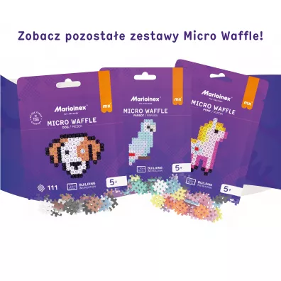 Micro Waffle 150 element�w Dinozaur