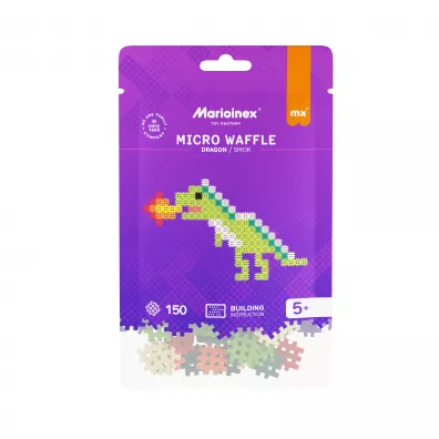 Micro Waffle 150 element�w Dinozaur