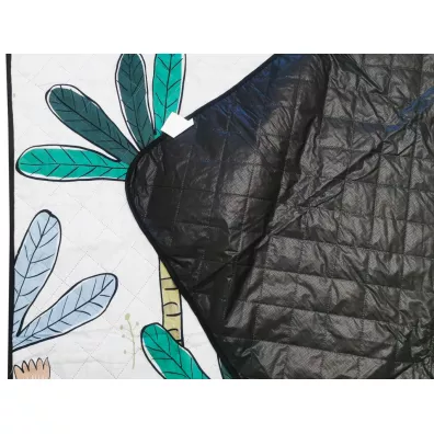 Koc piknikowy mata plaowa wodoodporna z izolacj skadana na biwak palmy 150 x 200 cm