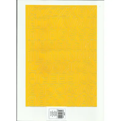 Artdruk Litery samoprzylepne 2,5 cm 8 arkuszy ��ty