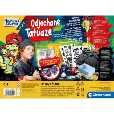 Naukowa zabawa - Odjechane tatua�e Clementoni