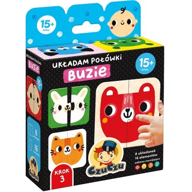 CzuCzu Uk�adam po��wki Buzie dla dzieci 15 mies. Bright Junior Media