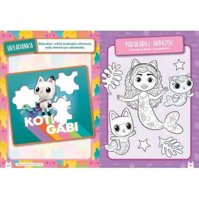 Koci Domek Gabi. 1000 naklejek