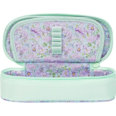Oxford Pi�rnik z klapk� Flowers zielony